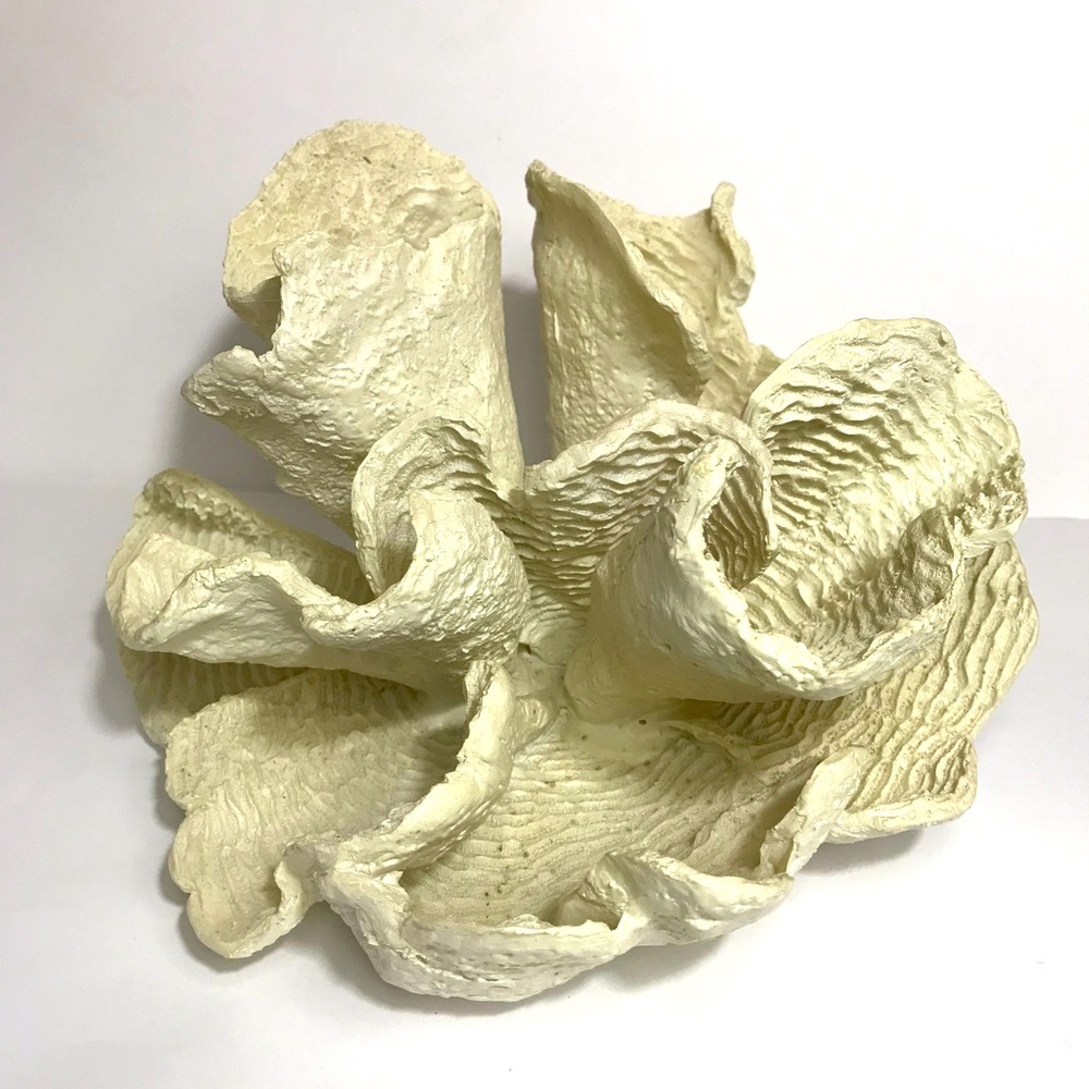 Resin Wave Coral Tabletop Sculpture Centerpiece 8 in.